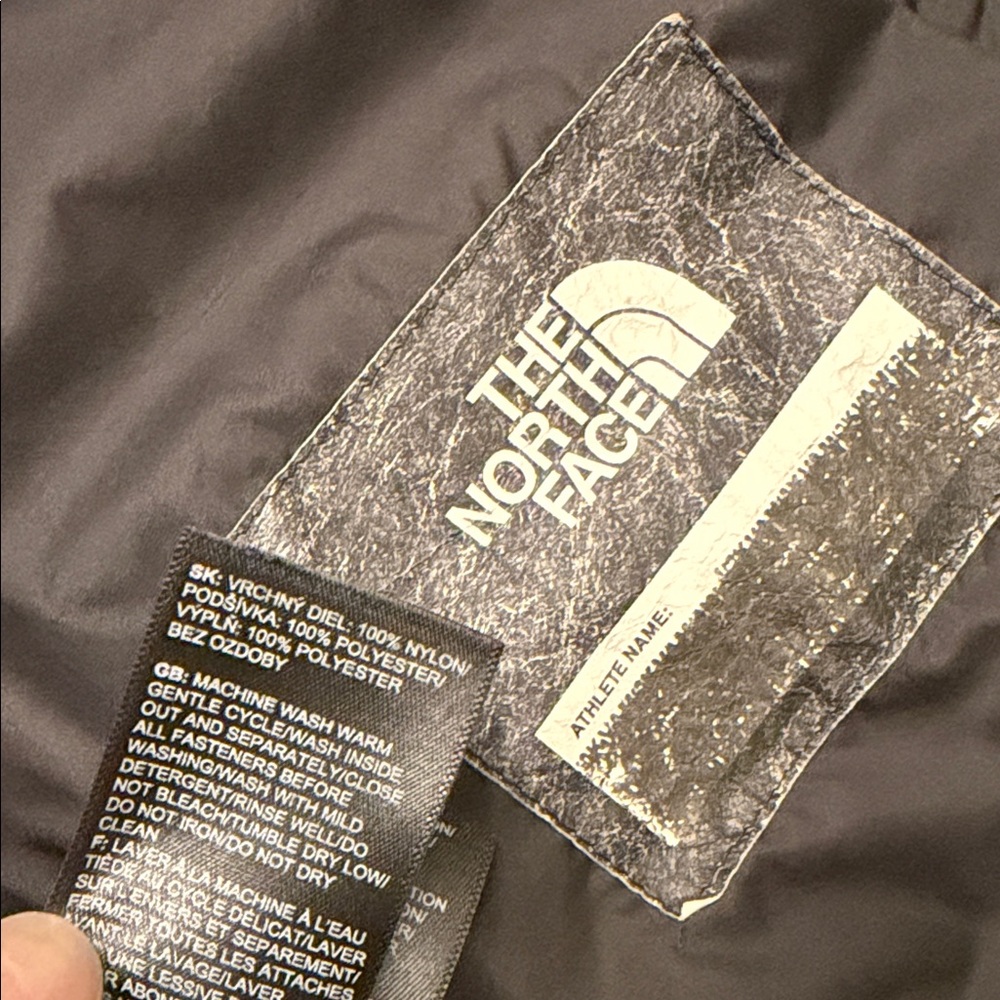 The North Face Kids Green and Black Thermoball Puffer Jacket - Picture 4 of 7